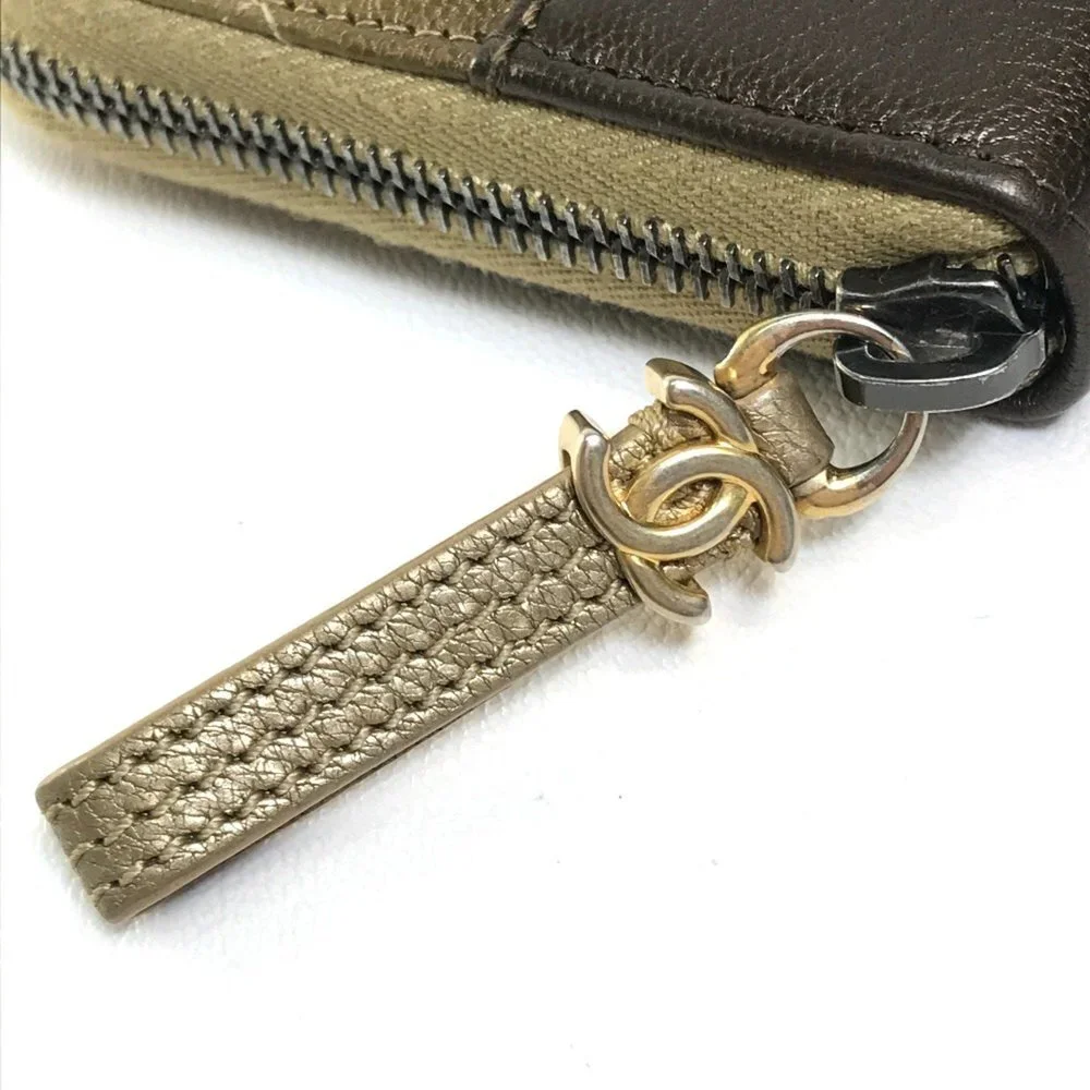 CHANEL Authentic Gold Wallet